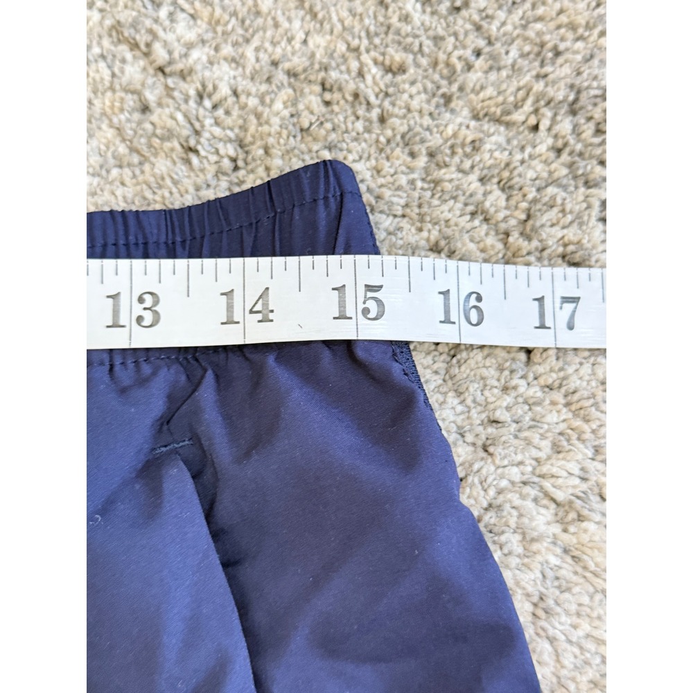 Mens Navy Blue Athletic Running Shorts Elastic Waist Mesh Back Pockets Size M - Picture 4 of 6